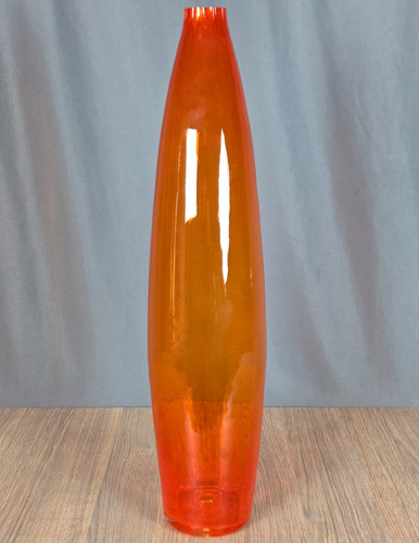 Tangerine orange art glass - tangerine,